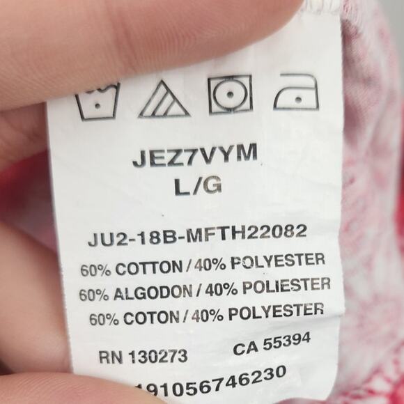 Riders by Lee Pink & Red Sleeveless Dress - Women's Large - Picture 4 of 4